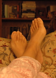 Feet at 4 a.m.