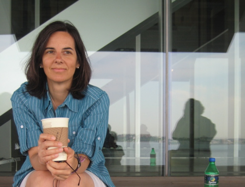 Jane, outside the ICA, June 7