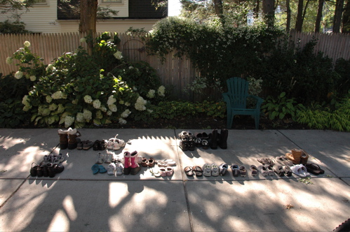 September's shoe parade.