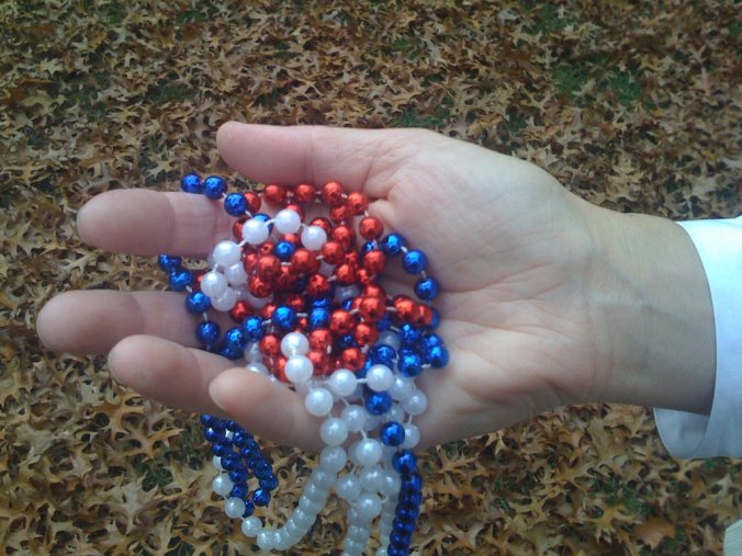 Patriotic party beads